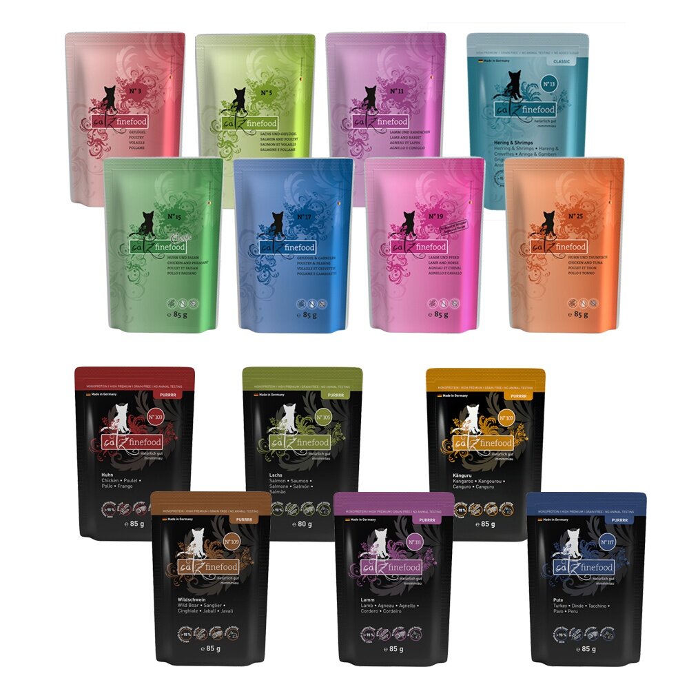 德國 CATZ 凱茲 貓咪主食貓餐包【16包組】 經典美食家系列 單一純肉低敏系列 貓餐包『WANG』-圖片-1