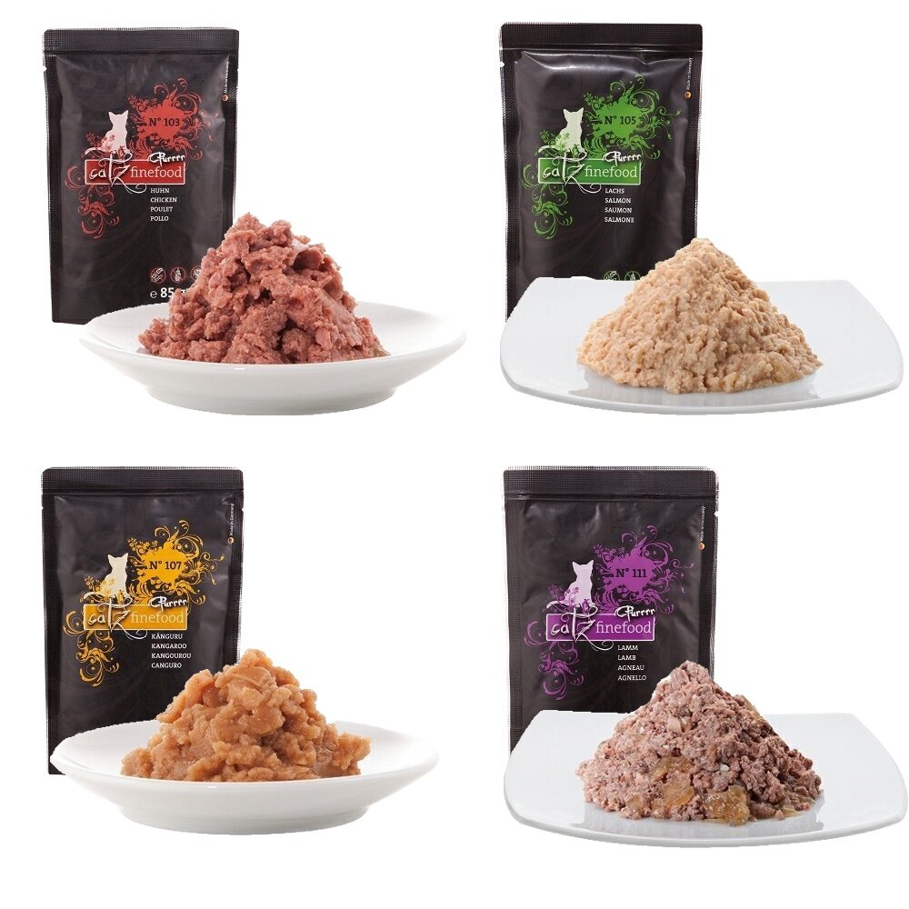 德國 CATZ 凱茲 貓咪主食貓餐包【16包組】 經典美食家系列 單一純肉低敏系列 貓餐包『WANG』-圖片-3