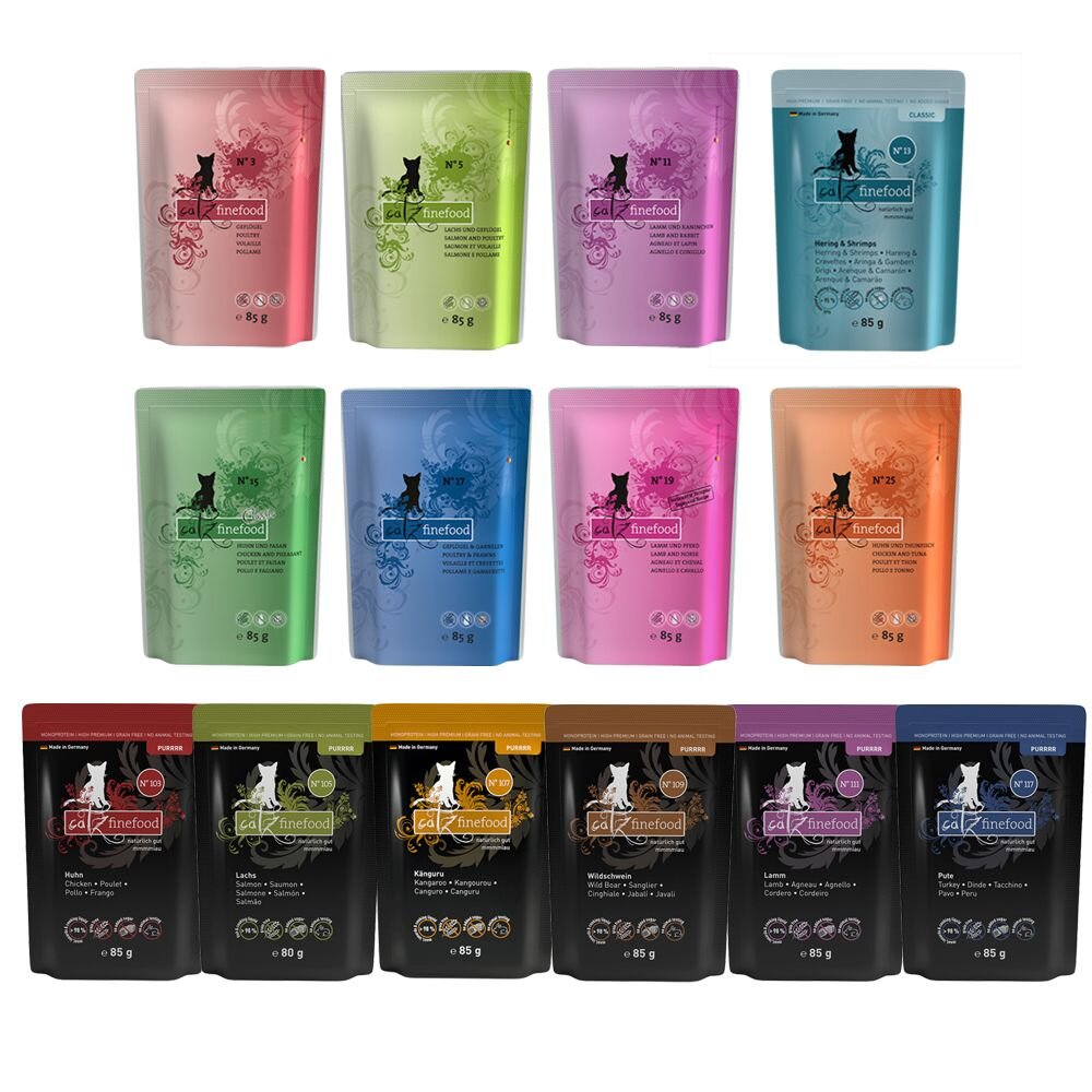 4233830007-德國 CATZ 凱茲 貓咪主食貓餐包【16包組】 經典美食家系列 單一純肉低敏系列 貓餐包『WANG』