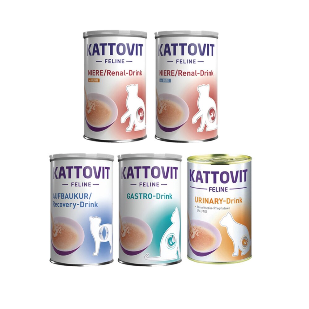 KATTOVIT 康特維 貓咪營養肉汁【多罐組免運】均衡肉汁/胃腸/腸胃/腎臟/泌尿保健『WANG』-圖片-1