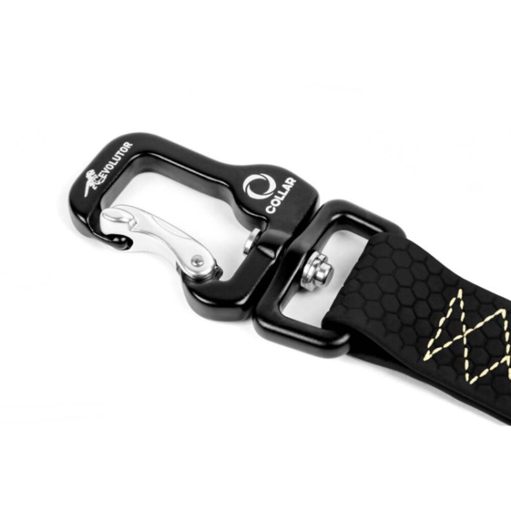 扣樂 暴龍牽繩 暴龍項圈 犬用 橘/黑 表面柔軟且防水防滑 寵物項圈 寵物牽繩『WANG』-圖片-7