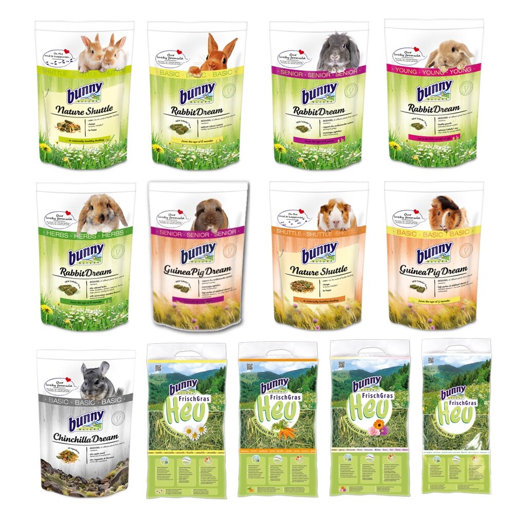 德國 bunny 邦尼 鼠兔飼料 牧草 無糖8字咬合 無糖水平咬合 口腔保健 換食佐餐配方 小動物飼料『WANG』-圖片-1