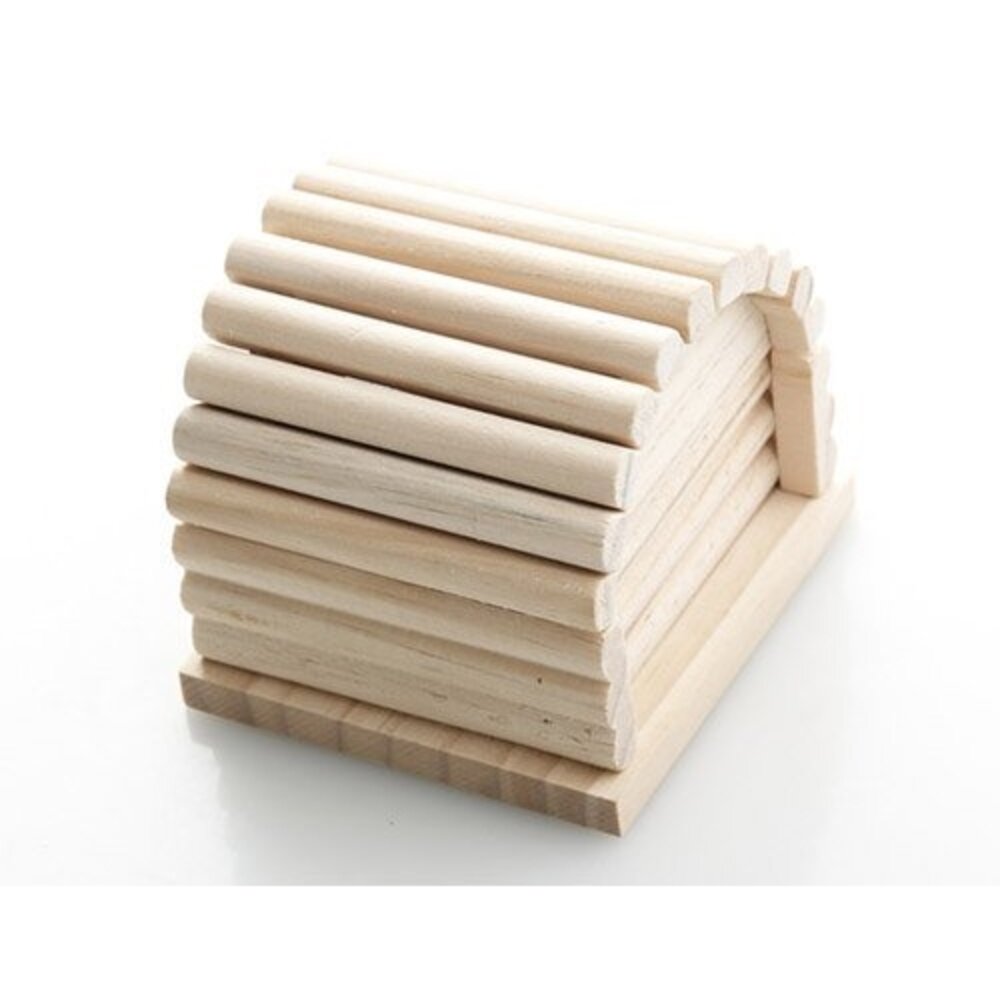 CARNO 倉鼠舒適原木-翹翹板│原木屋│翹翹桶│酒桶屋│瞭望台│彩虹雲梯│彩虹翹翹桶 倉鼠適用『WANG』-圖片-4