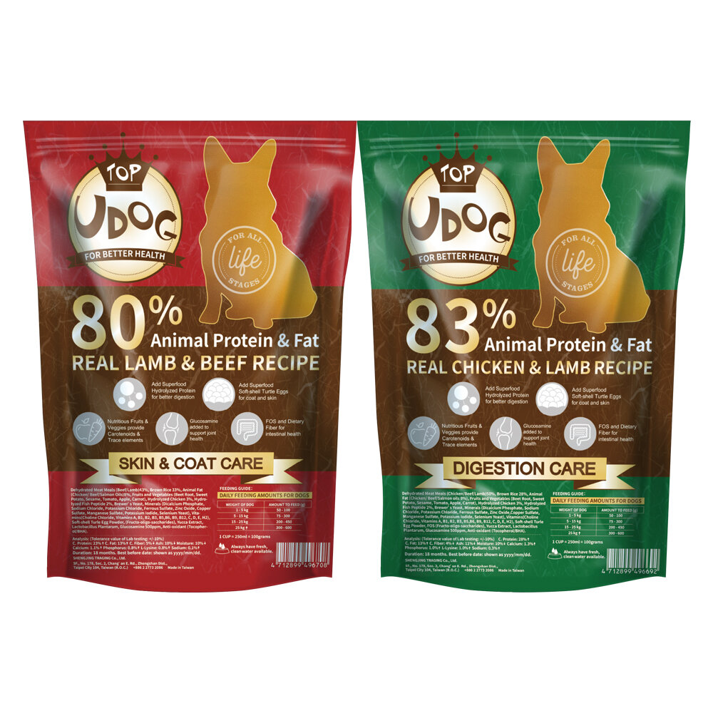 UDOG 全齡犬 400g 田園遨遊 草原盛宴 高蛋白 狗主食 狗乾糧 狗飼料『WANG』-圖片-1