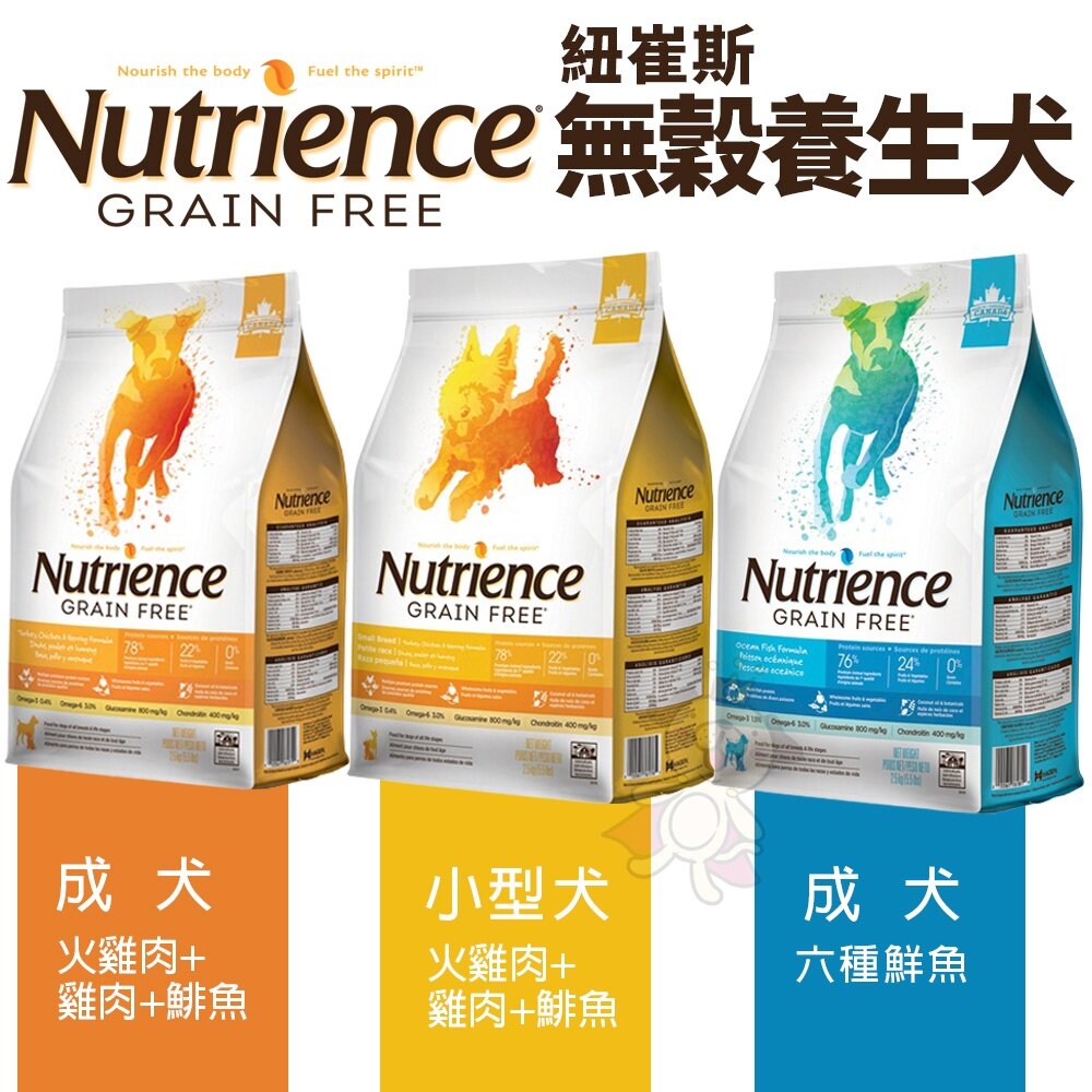 Nutrience 紐崔斯 無穀養生犬糧 2.5Kg-10kg 成犬 小型犬 無穀 養生犬 狗飼料『WANG』-圖片-2