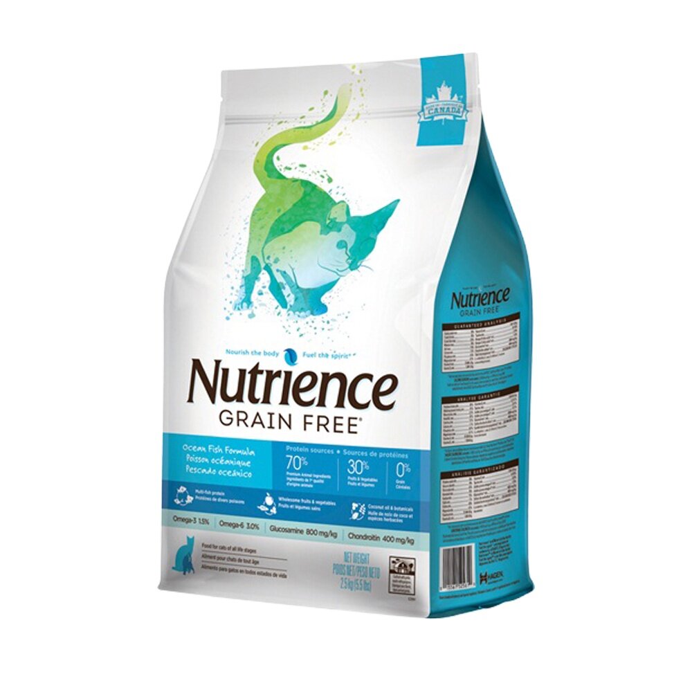 Nutrience 紐崔斯 無穀養生貓糧 2.5Kg-5kg 成貓 室內貓 多種魚 無穀貓 養生貓 貓飼料『WANG』-圖片-5