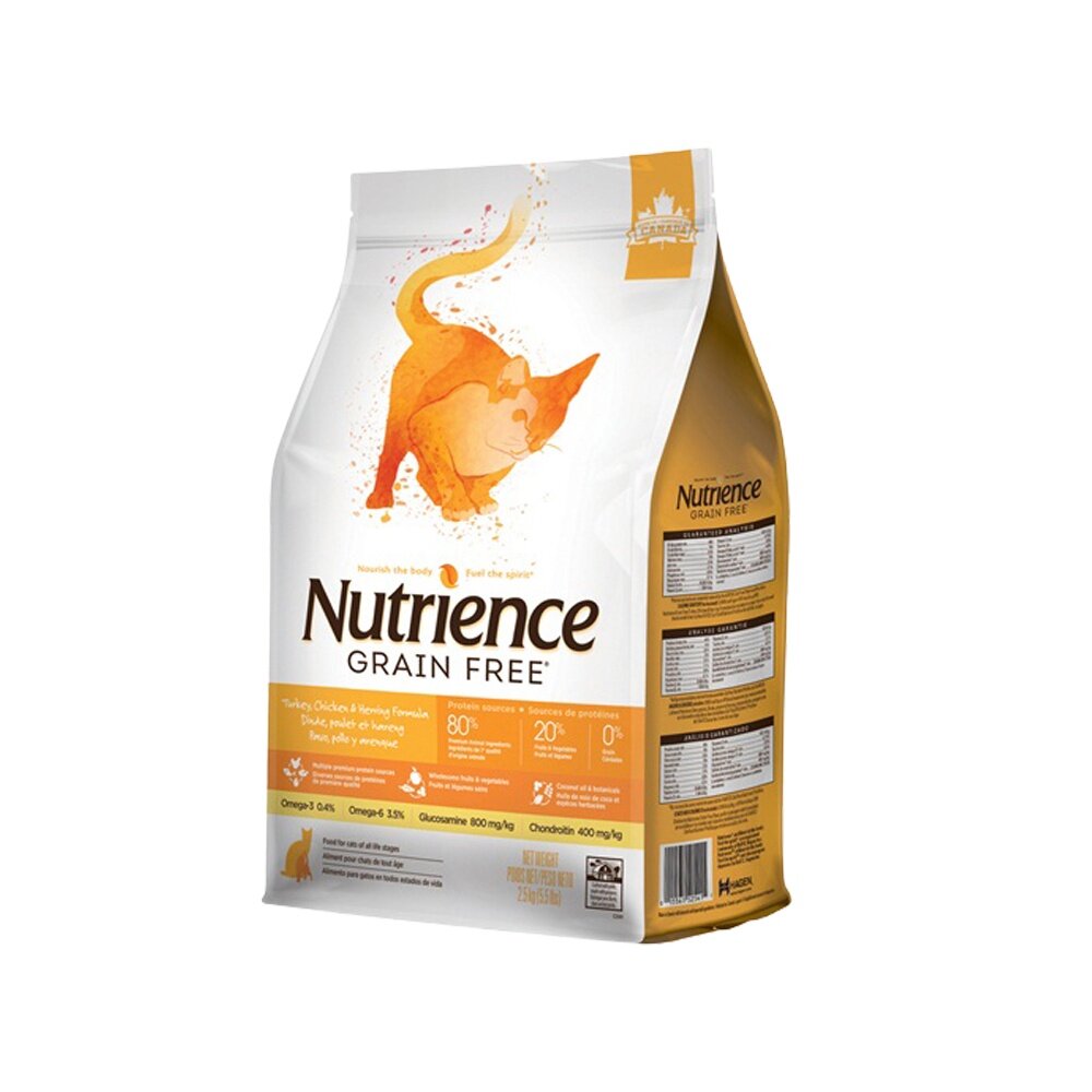 Nutrience 紐崔斯 無穀養生貓糧 2.5Kg-5kg 成貓 室內貓 多種魚 無穀貓 養生貓 貓飼料『WANG』-圖片-6