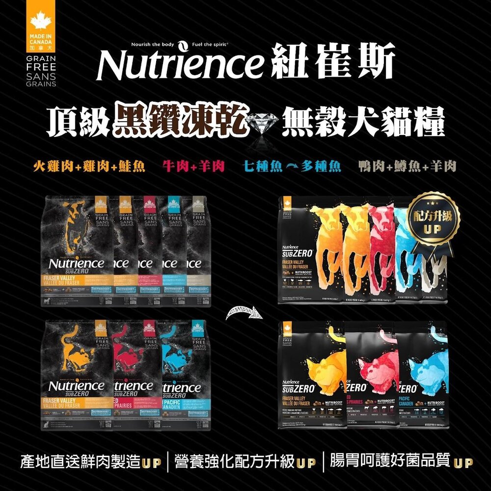 Nutrience 紐崔斯 黑鑽無穀犬糧+凍乾 黑鑽頂極無穀犬 單一蛋白黑鑽無穀犬 低敏無榖犬 狗飼料『WANG』-圖片-5
