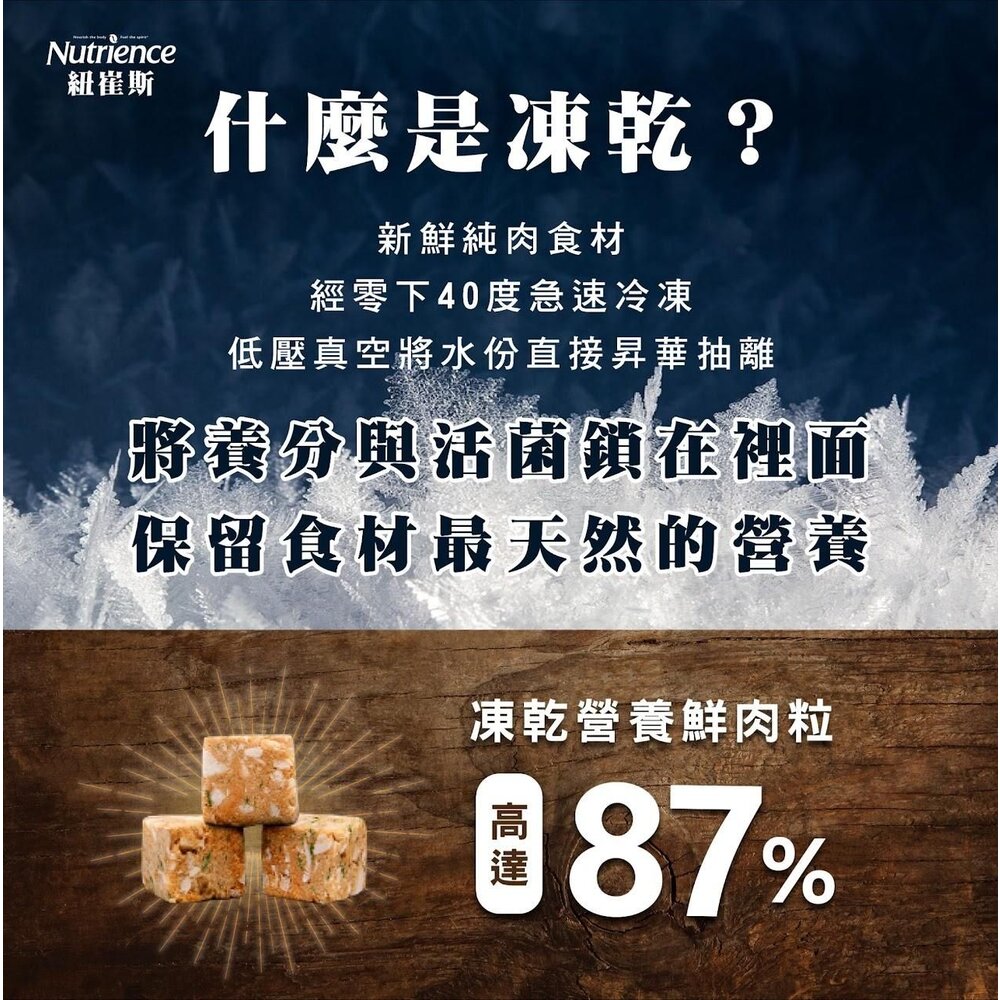 Nutrience 紐崔斯 黑鑽無穀貓糧+凍乾 黑鑽頂極無穀貓 單一蛋白黑鑽無穀貓 低敏無榖貓 成貓 貓飼料『WANG』-圖片-5