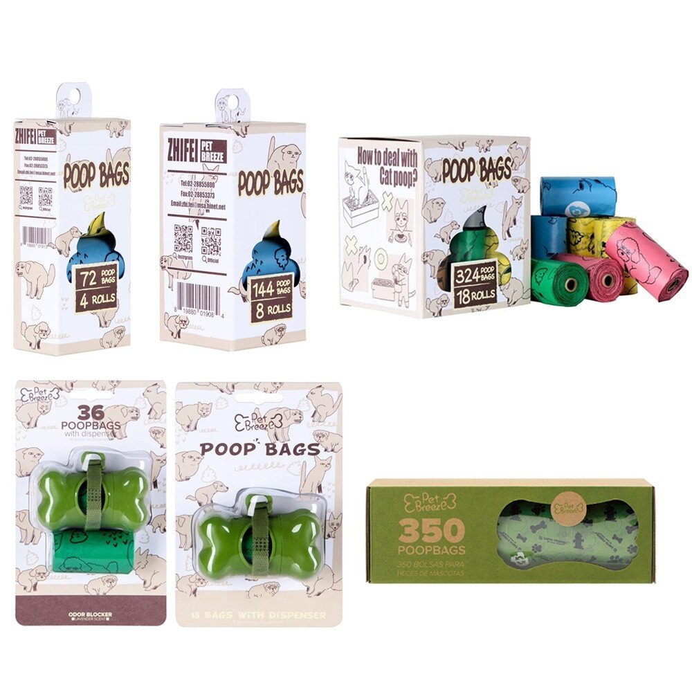 Pet Breeze (原LOYAL) 環保狗便袋 添加南法香氛加厚材質 補充盒 手提式 犬貓 『WANG』-圖片-2
