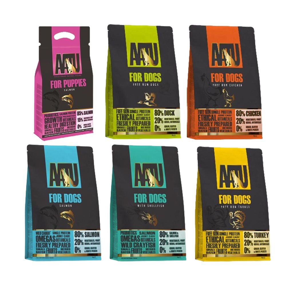 超級8 AATU 無穀全齡狗糧1.5KG-10KG【免運】80% 鮭魚 海鮮總匯 幼犬 全齡犬『WANG』-圖片-1