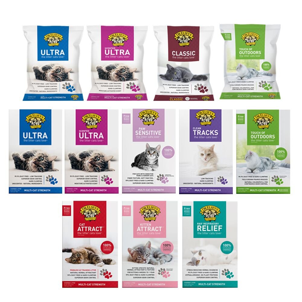 DR.ELSEYS 貓艾歐 貓砂全規格 藍標/紅標/紫薰桃/粉標/紫標/綠標/草本/過敏 貓砂『WANG』-圖片-1