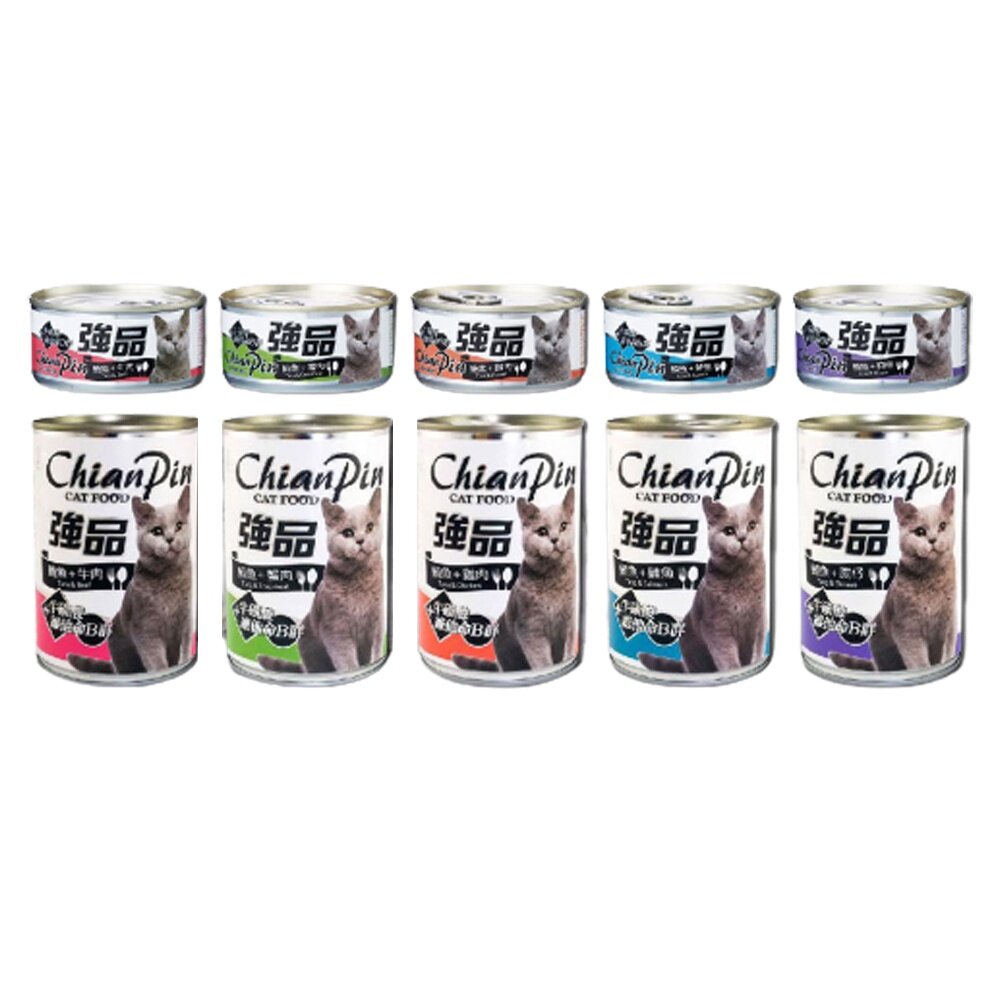 512054885-強品 美味鮪魚貓罐【48罐組】 170g 400g 主食貓罐 強品罐 貓罐頭『WANG』