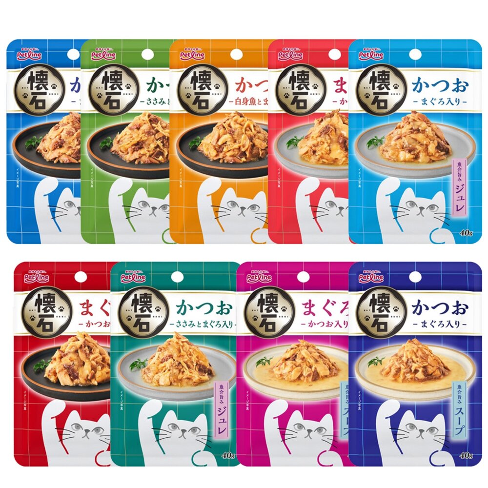 日本 日清 金懷石海鮮貓餐包 12入 24入 (40g/包)懷石餐包 海鮮餐包 湯包 補水餐包 貓餐包『WANG』-圖片-1