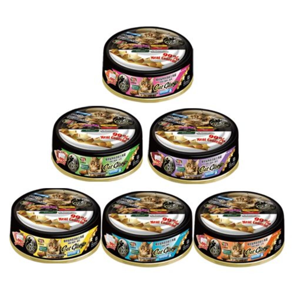 Cat Glory 驕傲貓 貓罐【24罐組】無穀 頂級 機能 美味 幼貓 老貓 貓主食罐 白鮪魚 貓罐頭『WANG』-圖片-3