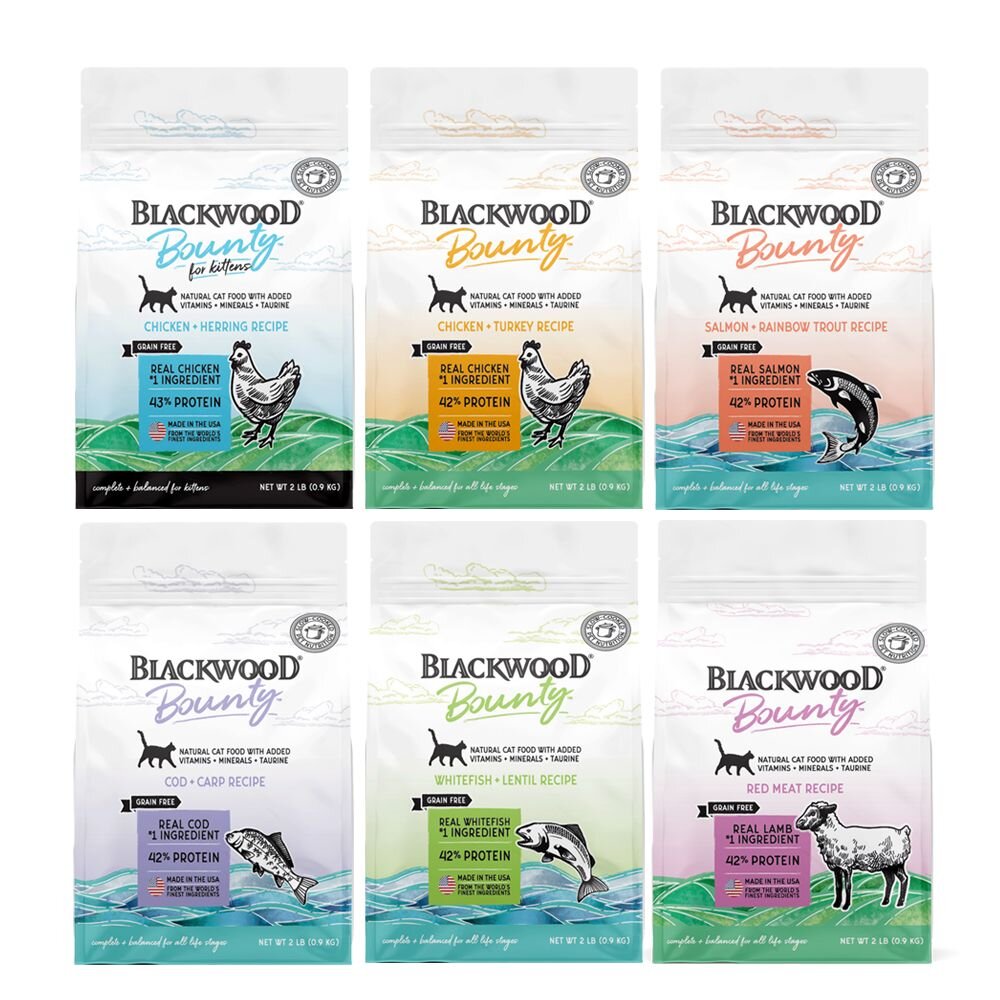 BLACKWOOD 柏萊富 棒吉無榖貓糧 300g-900g 幼貓 全齡貓 貓乾糧 貓主食 貓飼料『WANG』-圖片-1