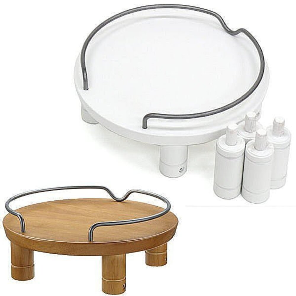 Richell 加高碗架 單碗架|雙碗架 小型犬貓用 可伸縮高度 貓餐碗 狗餐碗 原廠公司貨『WANG』-圖片-1