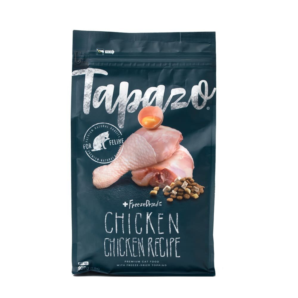 TAPAZO 特百滋 凍乾雙饗宴 貓糧 2LB(907g) 進口營養乾糧+美味佐餐凍乾『WANG』-圖片-3
