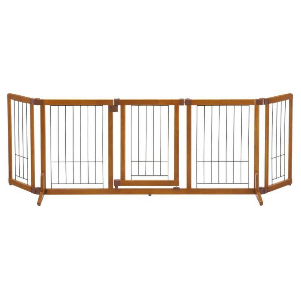 RICHELL 寵物用木製附門圍欄 S號58471|M號58481| L號58491 寵物圍欄 寵物籠『WANG』-圖片-1