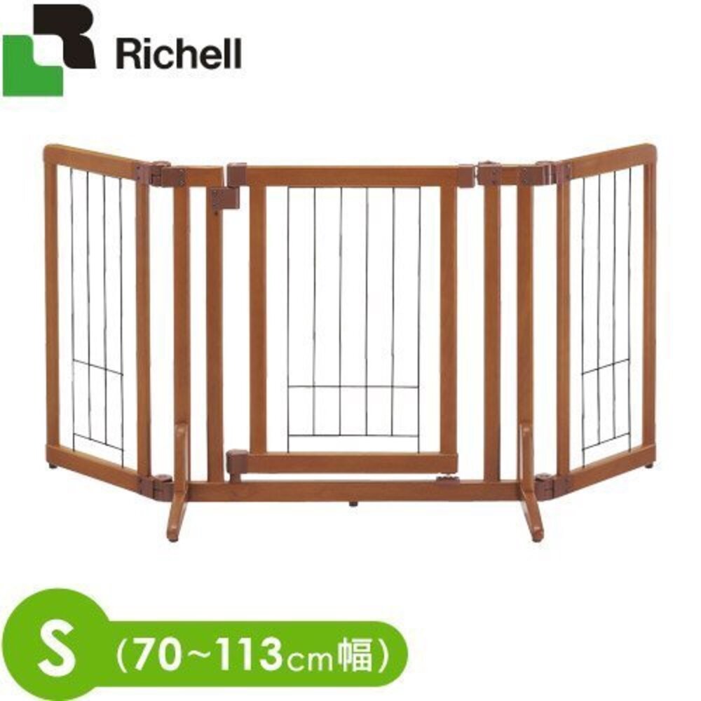 RICHELL 寵物用木製附門圍欄 S號58471|M號58481| L號58491 寵物圍欄 寵物籠『WANG』-圖片-4