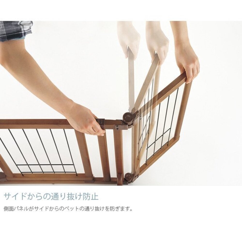 RICHELL 寵物用木製附門圍欄 S號58471|M號58481| L號58491 寵物圍欄 寵物籠『WANG』-圖片-7