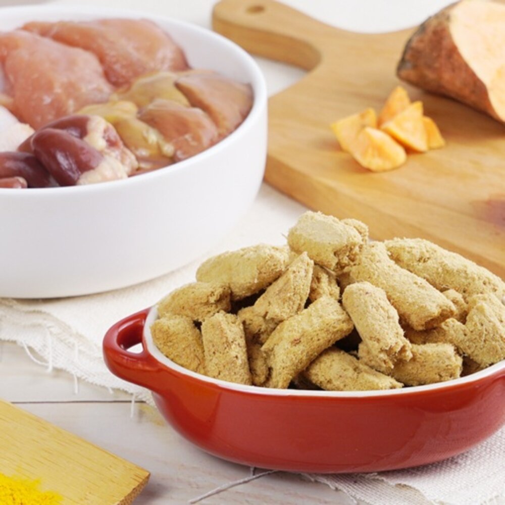 DogCatStar 汪喵星球 狗狗冷凍乾燥生食餐 80g 安心雞/草飼牛 凍乾生食餐 凍乾 狗主食 犬糧『WANG』-圖片-5