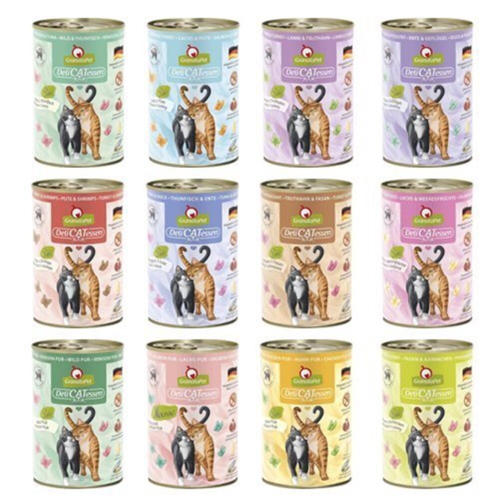 Granatapet 葛蕾特 精緻食光無穀主食貓罐【12罐組】 200g/400g 主食貓罐 貓罐頭『WANG』-圖片-1