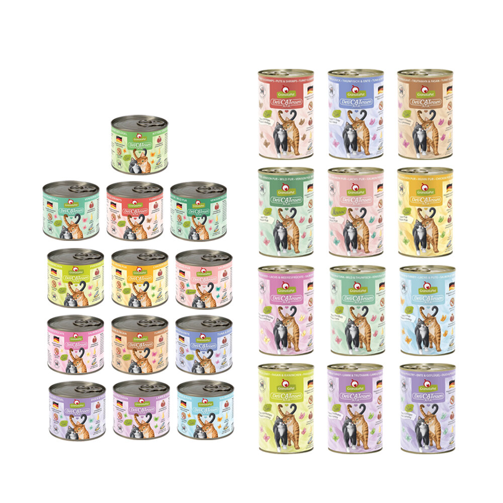 5736475576-Granatapet 葛蕾特 精緻食光無穀主食貓罐【12罐組】 200g/400g 主食貓罐 貓罐頭『WANG』