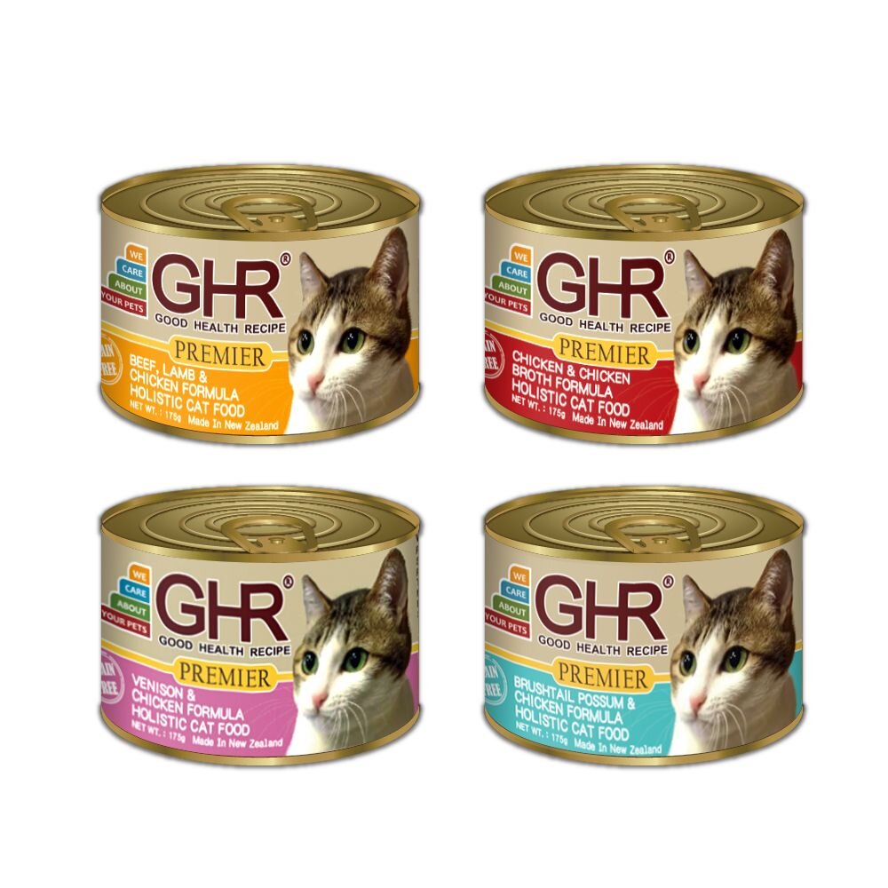 GHR 健康主義 貓用無穀主食罐175g【24罐組免運】 無穀貓罐 主食貓罐頭 貓罐頭『WANG』-圖片-1