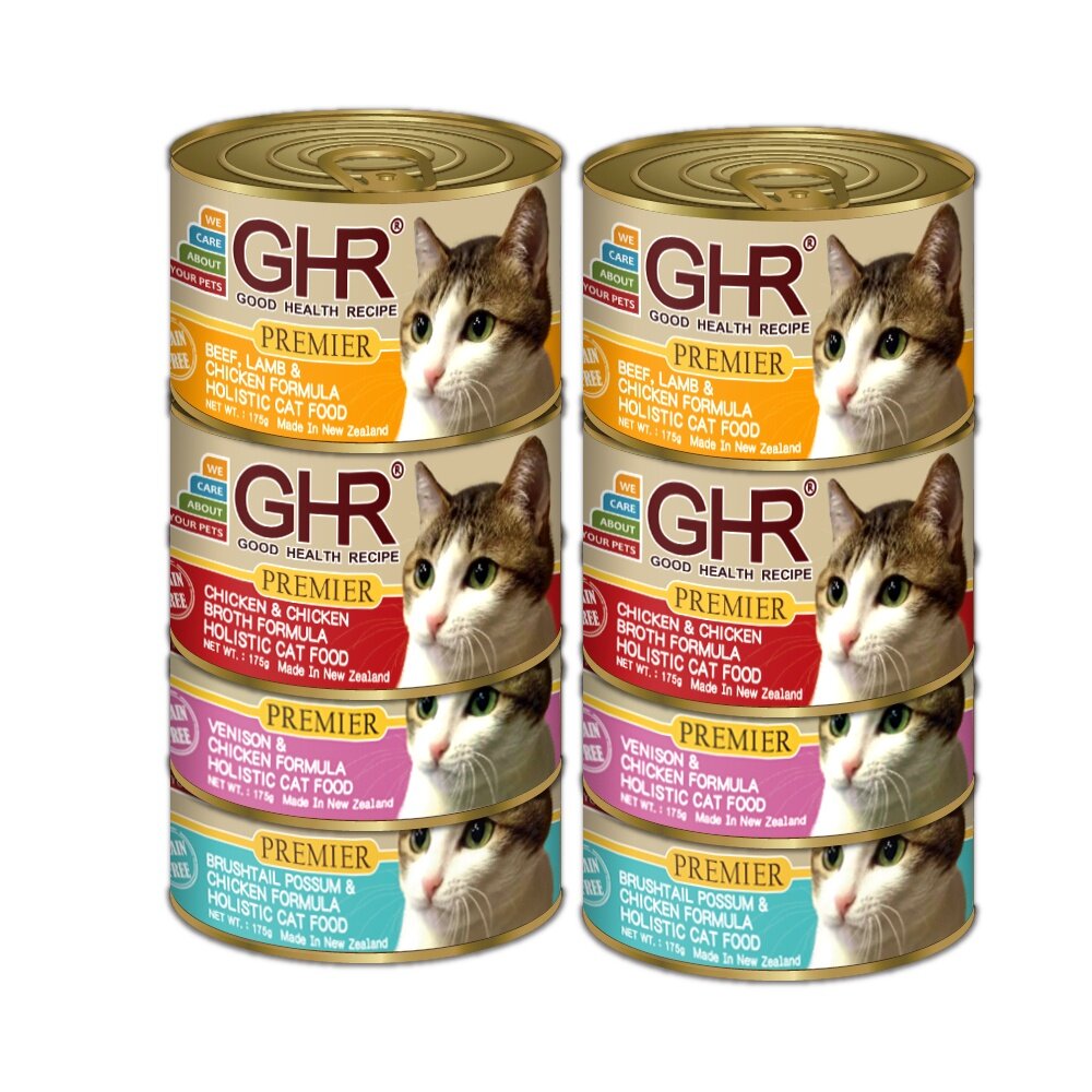 5758790605-GHR 健康主義 貓用無穀主食罐175g【24罐組免運】 無穀貓罐 主食貓罐頭 貓罐頭『WANG』