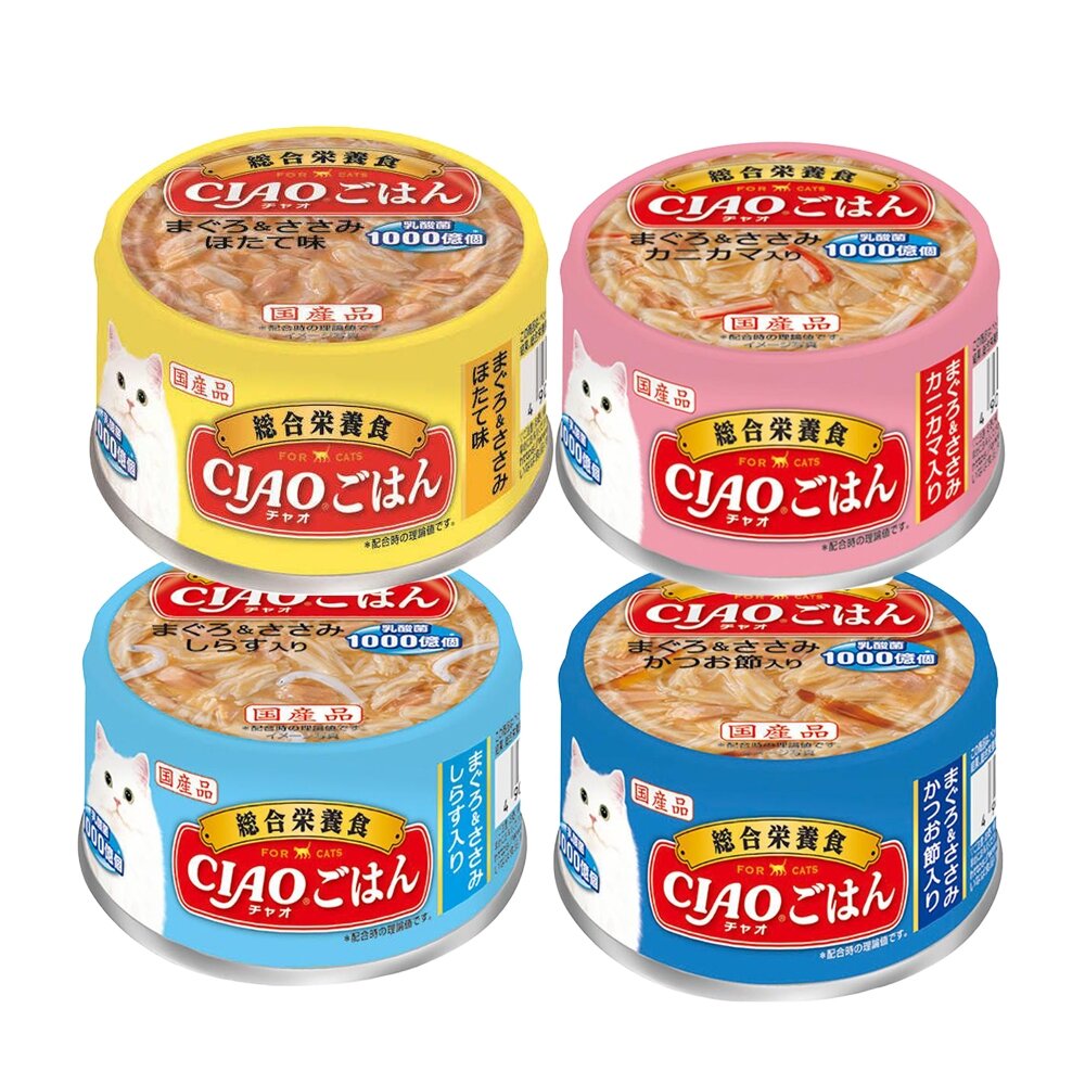 日本 CIAO 貓罐頭【24罐組】多樂米 奢侈罐 乳酸菌主食罐 日本餐罐 貓咪補水 貓主食罐 補水罐『WANG』-圖片-5