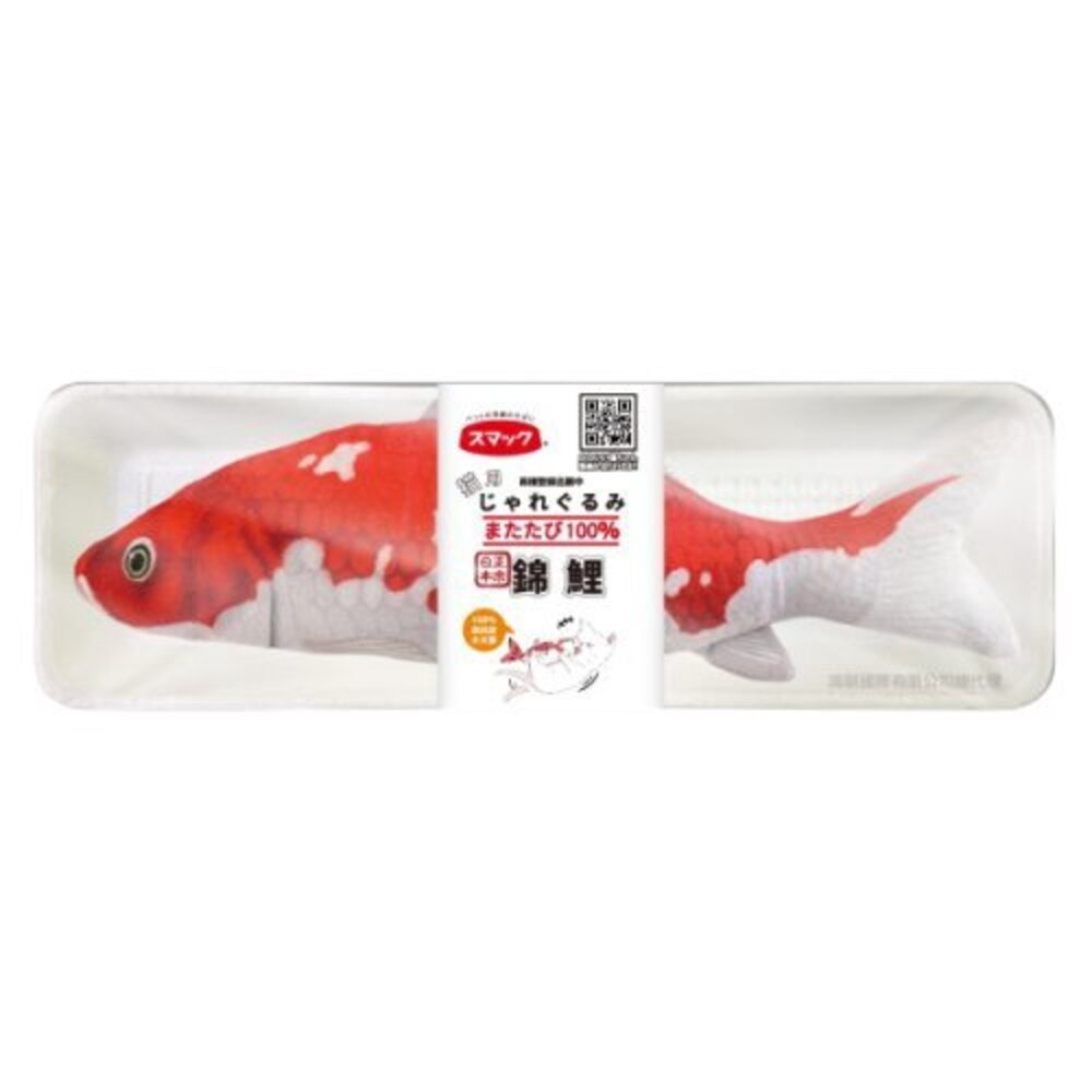 Smack 日本正宗秋刀魚/鮭魚/虹鱒/小丑魚/錦鯉紓壓枕 木天蓼填充 不含棉花 貓玩具『WANG』-圖片-4
