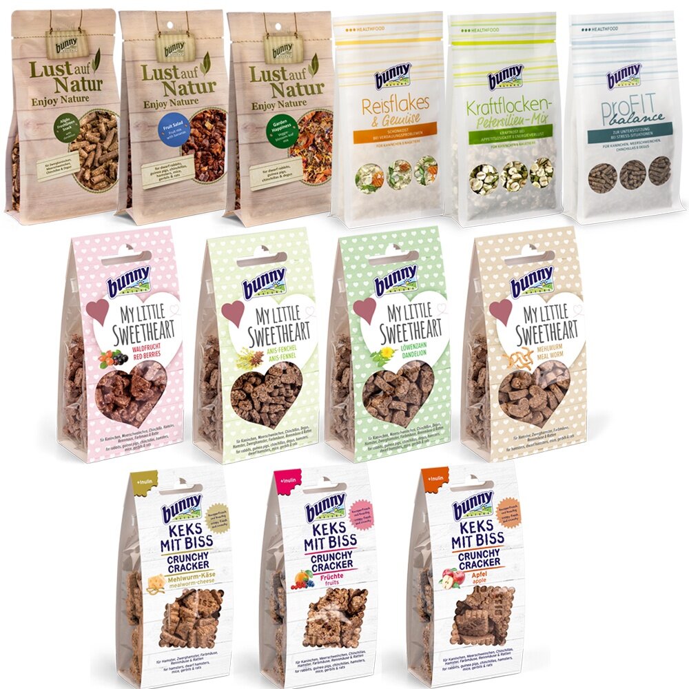 德國 bunny 邦尼 鼠兔點心 低升糖餅乾/維他命/水果總匯/纖維補充/食慾UP/消化調理 小動物零食『WANG』-圖片-1