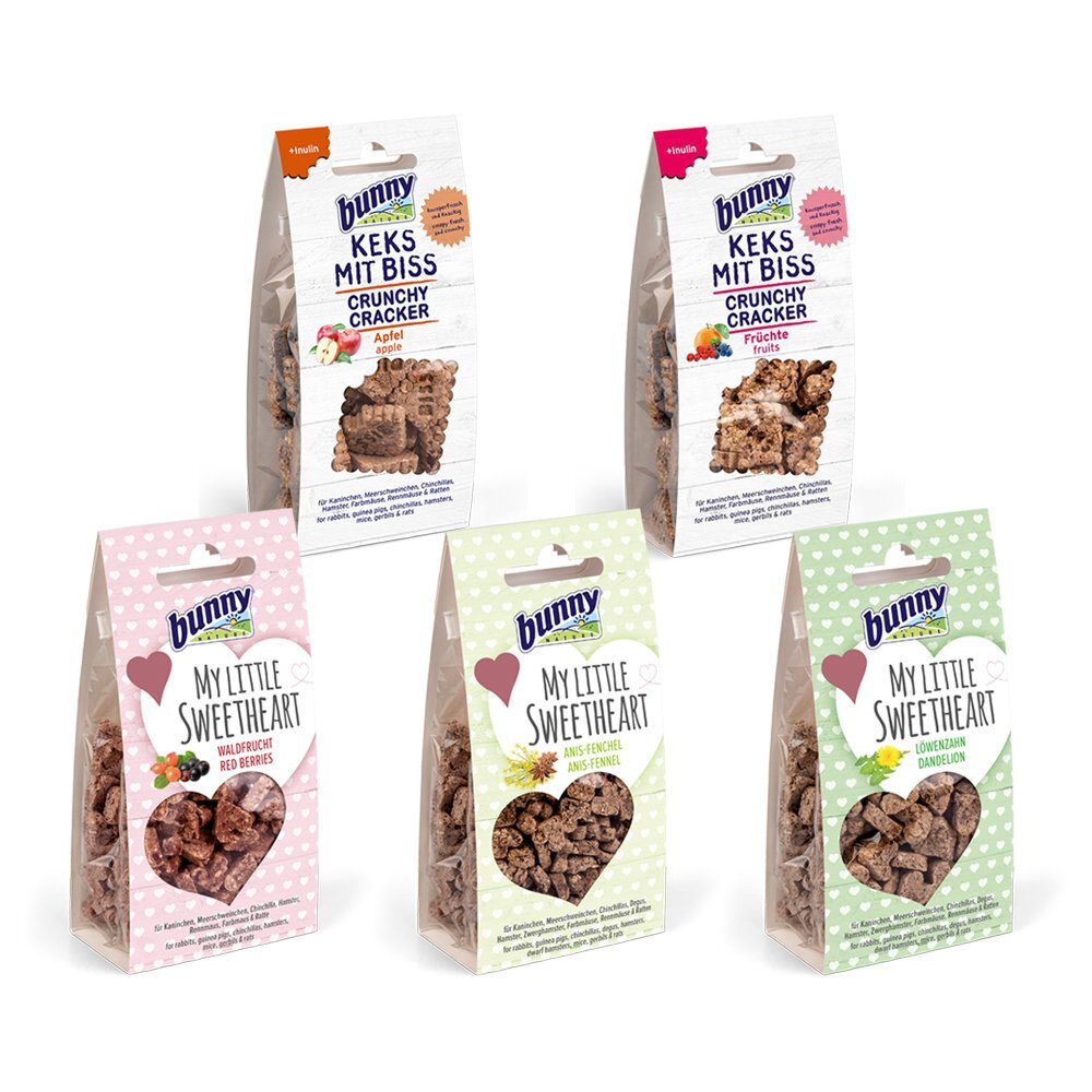 德國 bunny 邦尼 鼠兔點心 低升糖餅乾/維他命/水果總匯/纖維補充/食慾UP/消化調理 小動物零食『WANG』-圖片-3