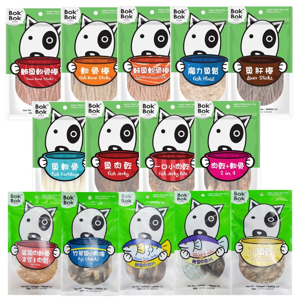 BokBok 波客 巨霸 咬咬棒軟骨棒系列 鯊魚軟骨 一口肉乾 肉鬆 小魚乾 肉乾 軟骨棒 狗零食『WANG』-圖片-5