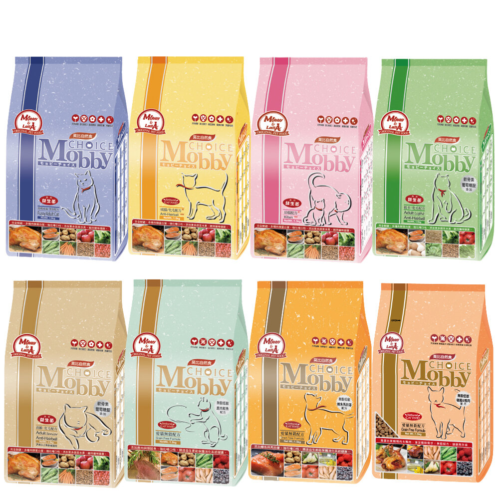 MobbyChoice 莫比 貓飼料 全規格 鹿肉 幼母貓 低卡 化毛 鵪鶉 鱒魚 無穀貓『WANG』-圖片-1
