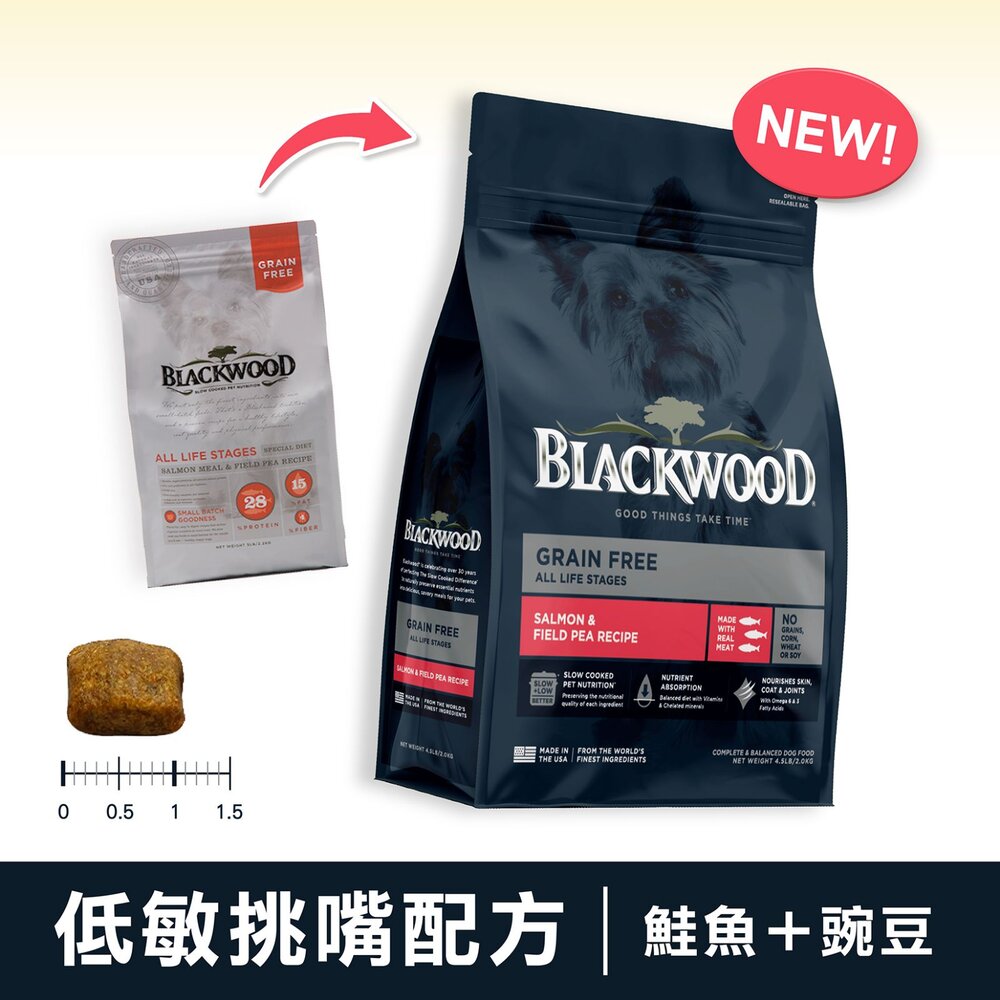 Blackwood 柏萊富 犬貓糧 1磅(450g) 功能性 極鮮無穀 成幼 特調 貓飼料 狗飼料『WANG』-圖片-5