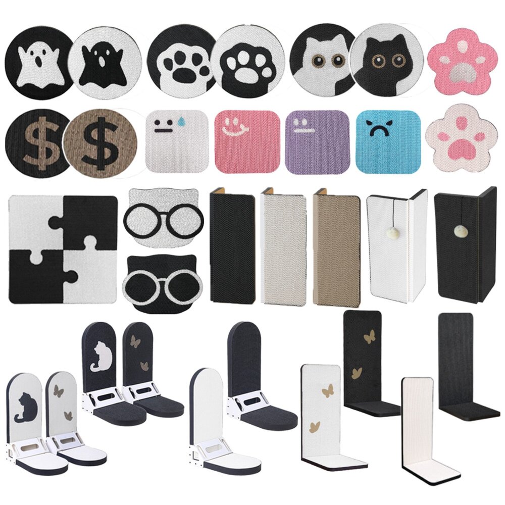 PawZone ClawNest 貓抓板|單面/雙面 L型立式 護牆角貓抓板 魔方立式耐磨貓抓板『WANG』-圖片-1
