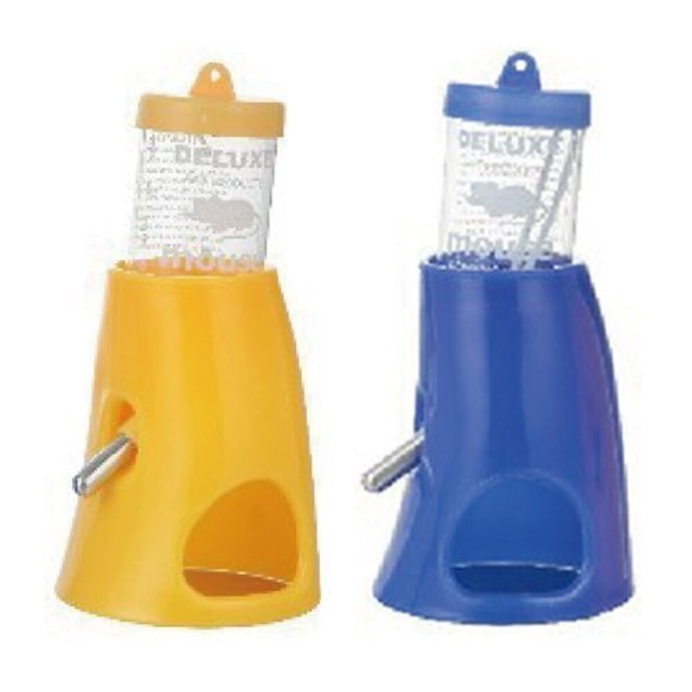 CARNO 愛鼠二合一飲水屋 小動物餵食盆 不鏽鋼固定式餵食盆 草架餵食盆 小動物適用『WANG』-圖片-2