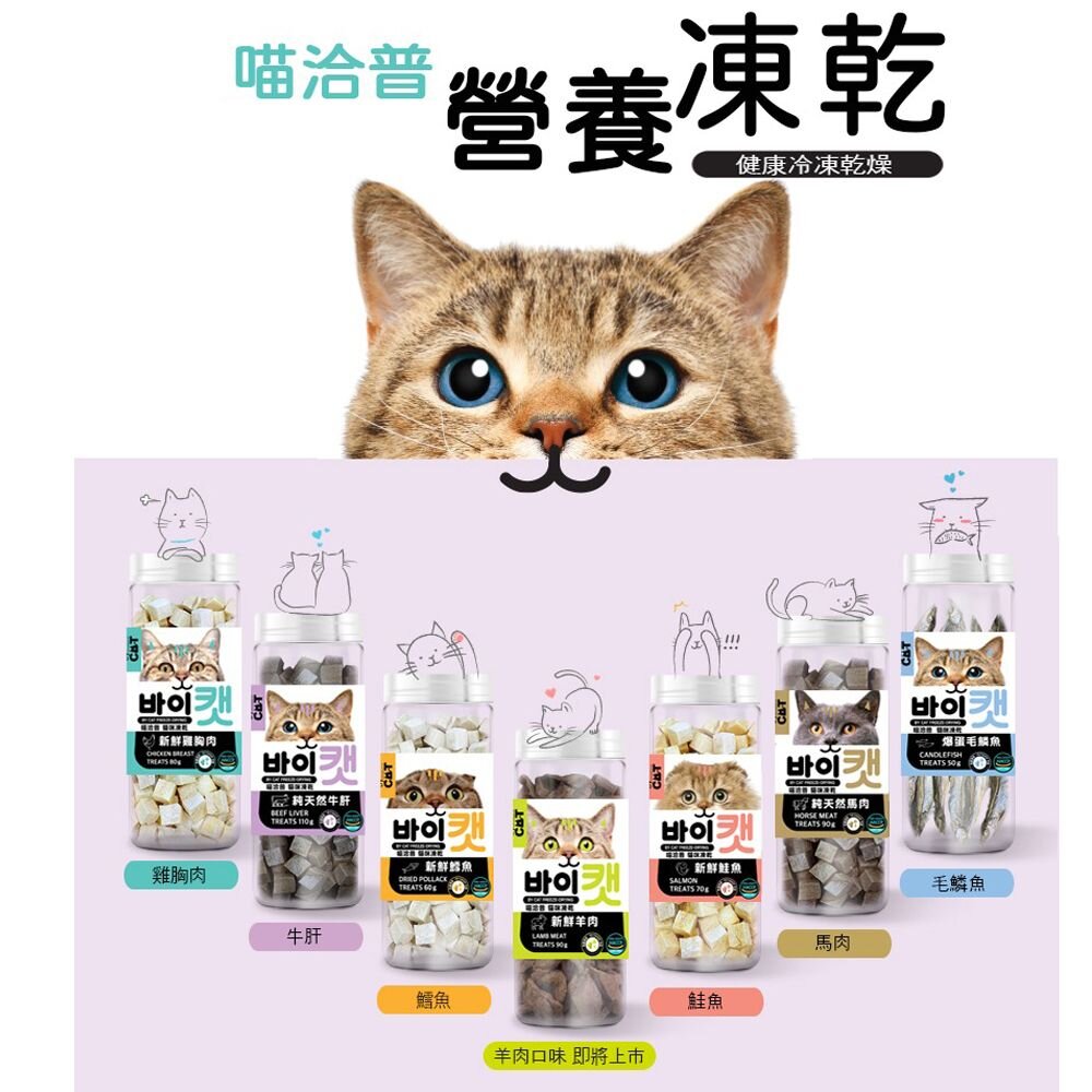 喵洽普 By Cat 喵喵凍乾零食 罐裝 貓凍乾 寵物凍乾 寵物零食 貓零食『WANG』-圖片-7
