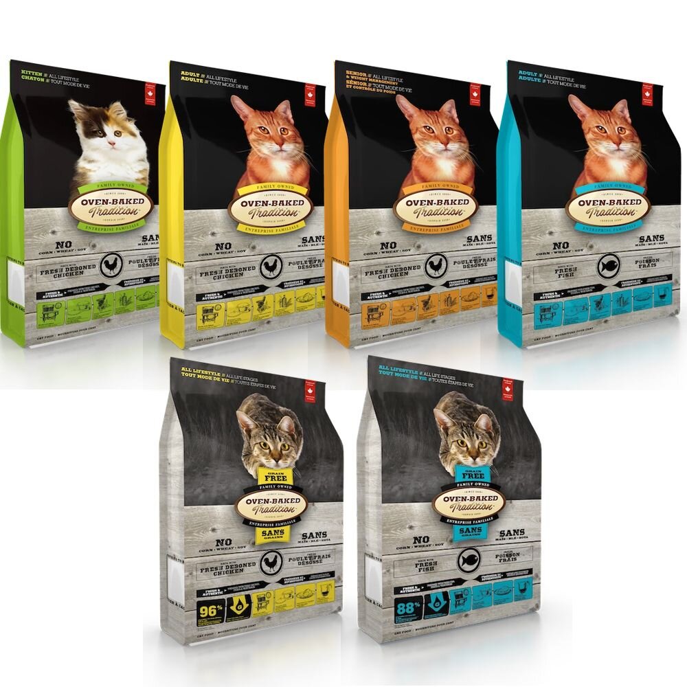 Oven Baked 烘焙客 貓糧 2.5磅-10磅【免運】每日健康 低敏無穀系列 貓飼料『WANG』-圖片-1