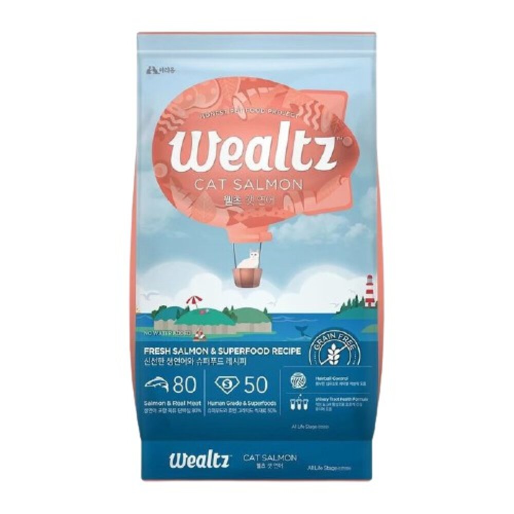 韓國 Wealtz 維爾滋 天然無穀寵物貓糧1.2kg-2.1kg j無榖貓 貓乾糧 貓主食 貓飼料『WANG』-圖片-7