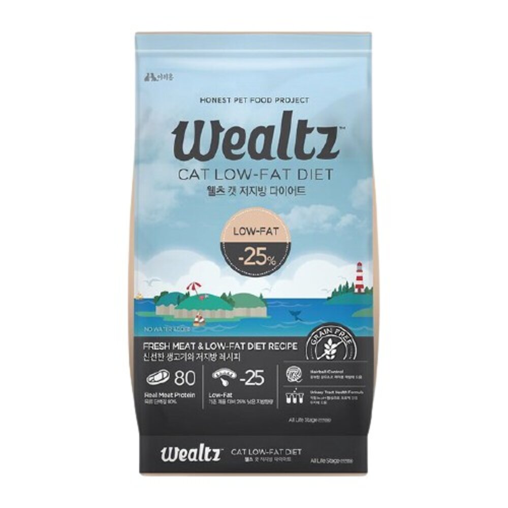 韓國 Wealtz 維爾滋 天然無穀寵物貓糧1.2kg-2.1kg 無榖貓 貓乾糧 貓主食 貓飼料『WANG』-圖片-9