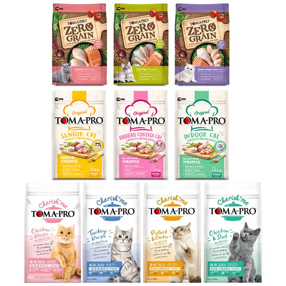 TOMA-PRO 優格 貓飼料 3Kg-7Kg 經典 零穀 親親食譜 貓乾糧 貓主食『WANG』-圖片-1