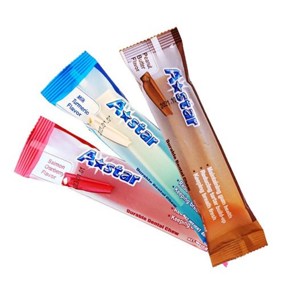 A-Star Bones 狗潔牙骨 單支裝 夾心耐咬棒 機能耐咬棒 高齡犬 雙刷五星 耐咬潔牙骨 狗潔牙棒『WANG』-圖片-7