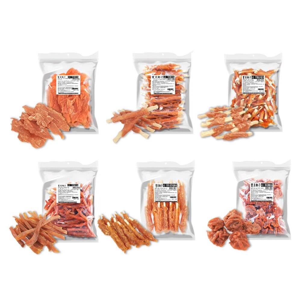 寶貝餌子 純肉/天然潔牙系列零食(量販包)380-800g 台灣製 可訓練 獎賞用 狗零食『WANG』-圖片-1