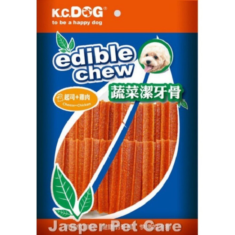 817527466-K.C.DOG 葉綠素+雞肉潔牙骨 袋裝 狗潔牙骨 狗零食『WANG』