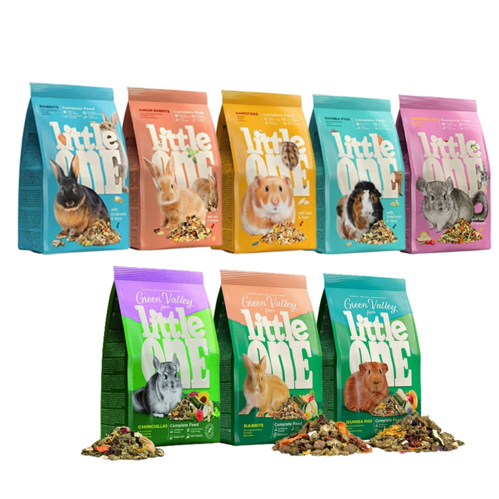 Little One 倉鼠飼料 黃金鼠飼料 小倉鼠飼料 倉鼠主食 倉鼠零食 魔法村 天竺鼠水果大餐 800g『WANG』-圖片-1