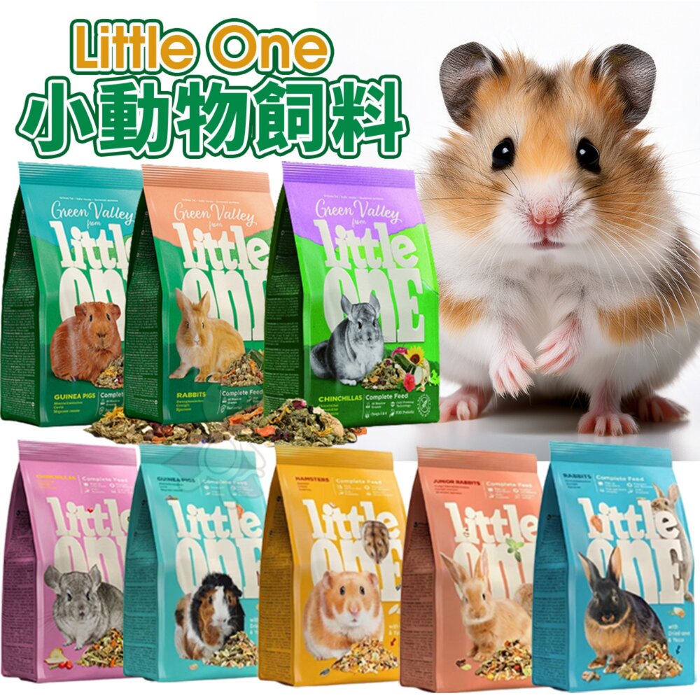 858550873-Little One 倉鼠飼料 黃金鼠飼料 小倉鼠飼料 倉鼠主食 倉鼠零食 魔法村 天竺鼠水果大餐 800g『WANG』