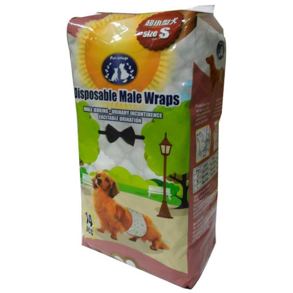Pet Village 魔法村 公狗專用拋棄式禮貌帶 拋棄式禮貌帶 禮貌帶 公狗禮貌帶 方便外出時攜帶『WANG』-圖片-4